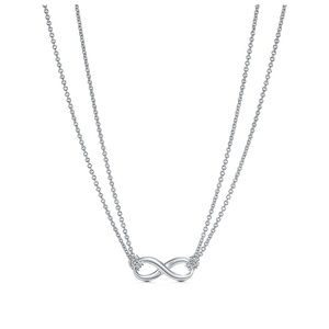 Sterling silver tiffany infinity necklace